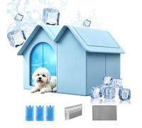 Cooling Outdoor Cat House Semi-Enclosed Chill Pet Cave