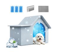 Cooling Outdoor Cat House Semi-Enclosed Chill Pet Cave