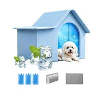 Cooling Outdoor Cat House Semi-Enclosed Cold Pet Cave
