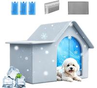 Cooling Outdoor Cat House Semi-Enclosed Cold Pet CaveUseful and Attractive
