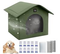 Cooling Outdoor Enclosure for Cats | Puppy Tent Stay | An Insulated and Portable Cold Store with Absorbent Bags and an Ice Pack Designed for the Comfort of Indoor and Outdoor Cats and Dogs