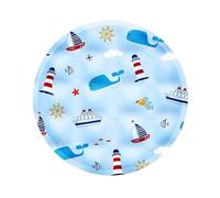Cooling Pad - Cat Mat | Non-slip Pet Ice Silk Mat -17.72x17.72 Inches, Soft Ice+PVC, Summer Cooling, Features A Breathable And Washable Surfaces, Securely Place Inside Crates Or Kennels