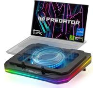 Cooling Pad for Acer Predator Helios 16 18 300 500 (Neo 16 18 AI) Triton 14 AI 14 17 X 300 SE 700 900 14-18in Gaming Laptop,Cooler with Ultra Powerful Booster Turbo Cooling Fan,RGB Light,Touch Start