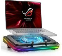 Cooling Pad for Asus ROG Strix G18 Strix Scar 18 18 inch Gaming Laptop,Cooler It is a Well Deserved Heat Dissipation Monster,with Powerful Turbo Fan Can Fast Cooling, 6 RGB Light Mode, Touch Start