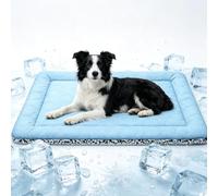 Cooling Pad for Cats Foldable Breathable Soft Non-Slip Bed | Cat Pet Self Cooling Ice Mats for Small Medium Large Puppy Indoor Home Travel Car Crate Cage Summer Picnic