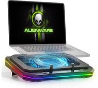 Cooling Pad for Dell Alienware m18 R2 R1 area-51 18 inch Gaming Laptop, It is a Well Deserved Heat Dissipation Monster,Cooler with Powerful Turbo Fan Can Fast Cooling,6 RGB Light Mode,Touch Start