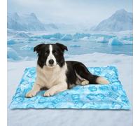 Cooling Pad for Dog,Instant Pet Cool Mat for Puppy,Comfortable Cool Pet Mat for Cat.Portable Dog Bed for Summer. Suitable for Outdoor Summer Crate Pad.Long Time Cooling.Ice Brick(Size-M 15.7*19.7in)