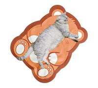 Cooling Pad for Dog - Water Filling Rug | Scratch-proof Bear Shape Self Cooling Pet Mat 30x38x2cm | for Small Medium Large Dog Puppy Summer Crate Floor Sofa