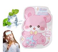 Cooling Pads for the Body - Cooling Gel Compresses for Hot Days, 10 Sheets with Cute Cartoon Design Cooling Pad for Hot Weather for Outdoor Workers Sports Enthusiasts Travellers Drivers Women Men