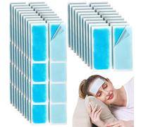 Cooling Patcher 100 Pcs Instant Cooling Long Cooling Fever Patch for Kids Ready-to-use Gel Ice Pack for Headache, Fever, Pain Relief, Migraine, Toothache, Sunstroke (50 Bags) Cool Paste