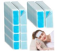 Cooling Patcher 100 Pcs Instant Cooling Long-Lasting Fever Patch for Kids Ready-to-use Gel Ice Pack for Headache, Fever, Pain Relief, Migraine(50 Bags)