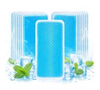 Cooling Patches for Hot Weather, 20/40 PCS Instant Ice Cooling Pads, Cold Gel Pads for Sunstroke, Up to 8 Hours Cooling for All Skin, No Refrigeration Needed, Travel Sports Summer (Blue_20Pac)