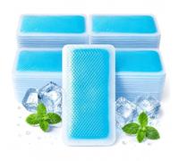 Cooling Patches for Hot Weather, 20/40 PCS Instant Ice Cooling Pads, Cold Gel Pads for Sunstroke, Up to 8 Hours Cooling for All Skin, No Refrigeration Needed, Travel Sports Summer (Blue_40P)