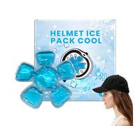 Cooling Patches - Headache Strips | Migraine Ice Pack for Head | Ice Helmet for Migraines | Reusable Helmet Cooling Soothing Comfort Pad Cooler for Headache Injuries Wisdom Teeth Fever Hangover