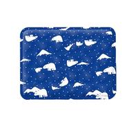 Cooling Pet Mat - 60x50x1cm Gel Cushion, Polyester Polymer Washable Rest Pad, Temperature Control Surfacess | Pet Comfort Cooling Indoor Crate Sofa Travel Car Camping Use Relief Experience Support
