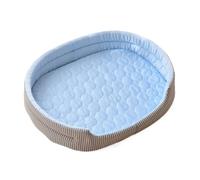 Cooling Pet Mat - Breathable Washable Silk Dog and Cat Sleep Pad for All Seasons - Comfortable Summer Cooling Dog Pad for Cats and Dogs