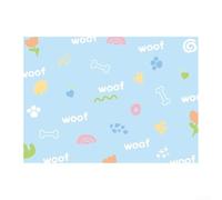 Cooling Pet Mat for Dogs, Breathable Ice Silk Summer Pad with Anti-Slip Base and 6A Microbe-Resistant Tech, Quick-Dry Fabric for Hot Weather Relief, Against Scratches(C)