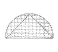 Cooling Rack for Baking, Half Sheet Pan Cooling Racks Cooling Racks for Baking Stainless Steel Wire Cooking Rack High Temperature Oven Safe for Cooking Roasting Grilli (Medium Semicircle 18CM)