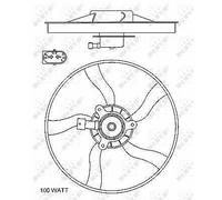Cooling Radiator Fan 47070 125396