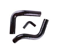 Cooling Radiator Hose Compatible with for Mustang for Cobra for Shelby 1964 1965 1966 1967 1968 Engine Water Tank Radiator Silicone Hose Cool Pipe(Black)