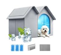 Cooling room for pets, for summer cats, hiding place pa | Semi-enclosed Summer Cat Refresher Includes 3 Ice Boxes And A Mesh Bag For A Comfortable And Comfortable Hideaway