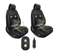 Cooling Seat Cover 12V-24V with 12 Turbo Fans, 3 Cooling Air Speeds Cooling Seat Covers for Cars for Cars,SUV,Sedans and Pick-up Trucks,Black