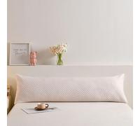 Cooling Skin-friendly Double Body Pillow Cover for Summer, Pillowcase with Massage Dots, Extra Long Support Cushion Case for Couples, Bed Sofa Maternity Use (Light Pink,48×180cm(19"×70.8"))