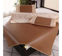 Cooling Sleeping Mat, Double-Sided Foldable Bedding with Pillowcase, Space-Saving for Dormitories, Bedrooms, Living Rooms, 90x190cm