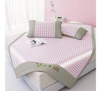 Cooling Sleeping Mat for Bed, Foldable Summer Air Conditioning Mat with Wormwood & Pillowcase, Easy to Clean for Home, Schools, Dormitory