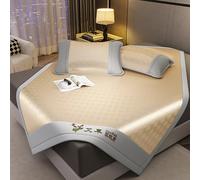 Cooling Sleeping Mat for Bed, Foldable Summer Air Conditioning Mat with Wormwood & Pillowcase, Easy to Clean for Home, Schools, Dormitory