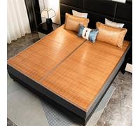 Cooling Sleeping Mat - Portable Bamboo Bed Pad for Comfortable Sleep - Foldable Mattress for Home, School, Dormitory - Durable, Lightweight for Hot Weather