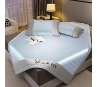 Cooling Sleeping Mat with Pillowcase, Natural Wormwood Bed Mat, Foldable Mat for Home, Travel, and Dorm Use