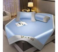 Cooling Sleeping Mat with Pillowcase, Natural Wormwood Bed Mat, Foldable Mat for Home, Travel, and Dorm Use