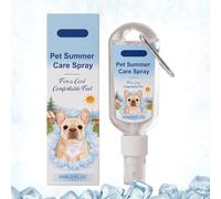 Cooling Spray 60 ml Nourishing Soothing Gentle Portable | Summer cooling spray for paws body neck armpits when travelling home daily walks after sports