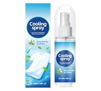 Cooling Spray,Clothing Cooling Spray Body Mist - 50ml Hot Days Non-Greasy Soothing Liquid Solution for Running Gym Workout Camping Men Women Athletes Teens