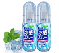 Cooling Spray for Face and Body, Cooling Mist Spray for Hot Weather, Instant Relief for Menopause Hot Flushes, Natural Mint Sprays, Cool SPRAY For HOT Weather, Outdoor Activities (2)