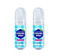 Cooling Spray for Face and Body, Instant Relief for Menopause Hot Flushes, Cooling Mist For Hot Weather and Portable Refreshment Anywhere (2)