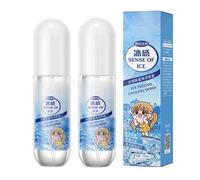 Cooling Spray for Hot Weather, 2X100ML Cooling Mist Spray, Portable Summer Instant Coolings Sprays for Face and Body, Long Lasting Rapid Coolings Mist Face Body Skin Cool Water Sprays