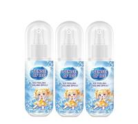 Cooling Spray for Hot Weather, Fine Mist Summer Cool Down, Heat Prevention for Face & Body, Non-Greasy Refreshing Spray for Clothes, Travel-Friendly Portable for Outdoor & Workout (3pc)