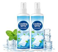 Cooling Spray for Hot Weather, Instant Summer Cooling Spray For Face and Body, Long Lasting Cool Mist Spray, Portable Refreshing Body Mist, Prevents HeatStroke, for Summer Travel & Sports (2PCS)
