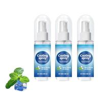 Cooling Spray for Hot Weather, Summer Cooling Mist, Water Spray for Face and Body, Cold Spray, Ice Spray, Relieves Sunburn, Body Spray, Cool Body Spray, Cooling Centre (3 Pieces)