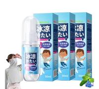 Cooling Spray, Instant Cooling Face Mist for Hot Weather, Summer Cooling Spray for Face and Body, Revitalize & Refresh with a Refreshing Peppermint Formula, Cooling Sensation, Prevents Heat Stroke (3)