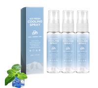Cooling Spray, Instant Cooling Mist Body Face, Refreshing Hydration Spray Gel, Portable Refreshment Anywhere, After-Sun Cool-Down Mist For Hot Days, Post-Workouts & Summer Reliefs（3）