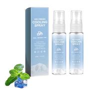 Cooling Spray, Instant Cooling Mist Body Face, Refreshing Hydration Spray Gel, Portable Refreshment Anywhere, After-Sun Cool-Down Mist For Hot Days, Post-Workouts & Summer Reliefs（2）