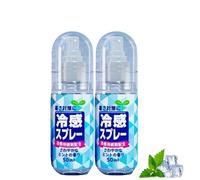 Cooling Spray, Japanese Cooling Spray, CoolingSpray for Hot Weather, Portable CoolingSpray 50ml 2-Pack - Instant Refresh Summer Essentials for Outdoor Travel Beach (2PCS)