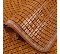 Cooling Summer Sleeping Mat Double Sided Air Conditioning Bed Sheet Breathable Bamboo Folding Mat for Bed Smooth Cooling Comfort Ideal for Hot Weather Sleep