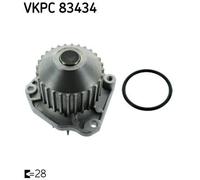 Engine Cooling Water Pump Fits Citroën C5 C6 Fiat Peugeot Renault SKF VKPC 83434