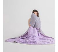 Cooling Throw Blanket for Hot Sleeper, Ultra-Lightweight Summer Cooling Blanket, Dual-Sided Cooling Effects, Soft Breathable (Purple,70 * 100cm/28 * 40in)