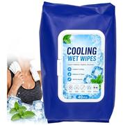 Cooling Towels Cooling Face Wipes 40 Pack For Hot Weather