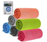 Cooling Towels for Neck, 6 Pack Quick Drying Towel, Cool as Ice, Soft Breathable Ice Towel for Gym, Yoga, Golf, Running, Camping, Workout, and More Activities
